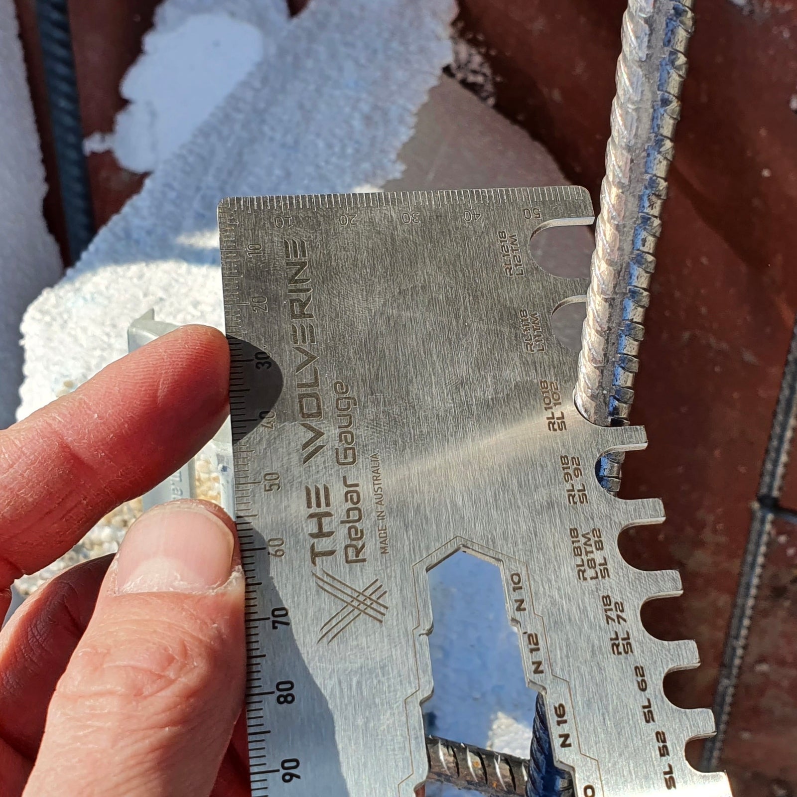THE WOLVERINE: Reinforcement Bar Gauge