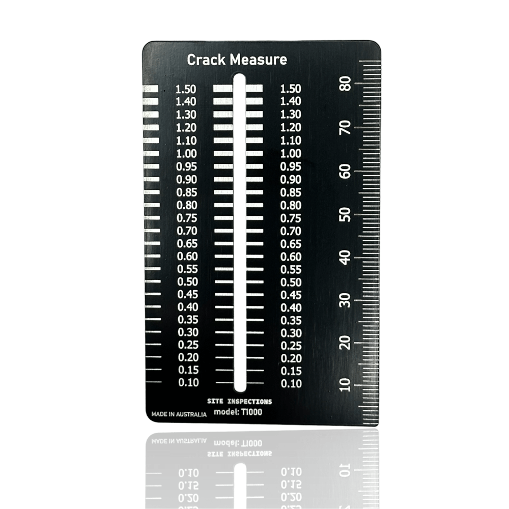 Crack Scale Ruler Crack Gauge – Site Inspections