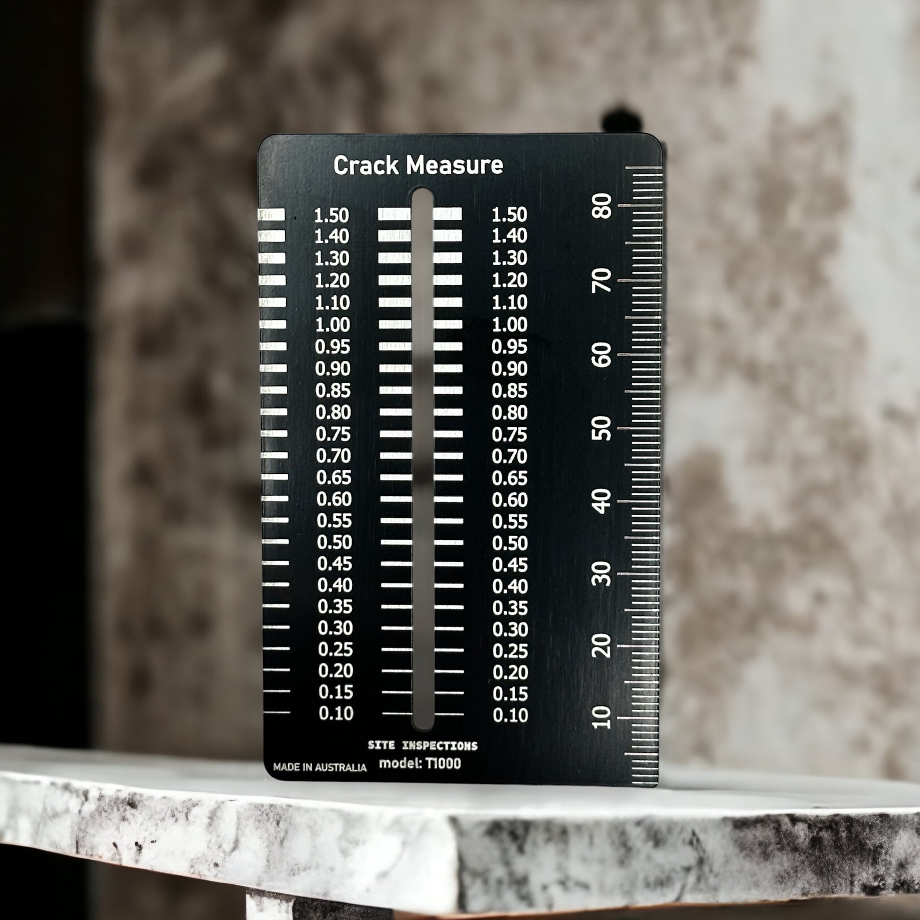 Crack Scale Ruler Crack Gauge – Site Inspections